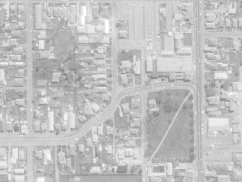 69 London Street from the air, 1975-1979