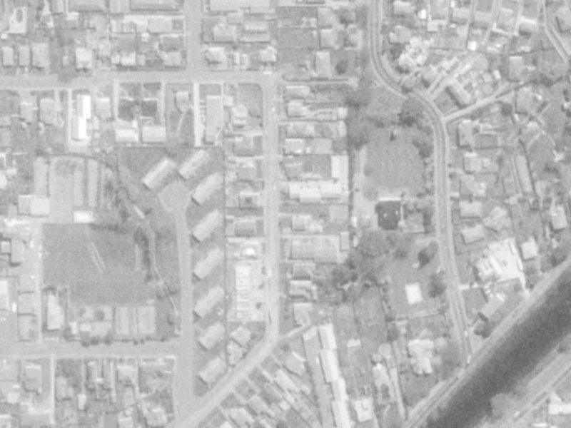 76 Vogel Street from the air, 1975-1979