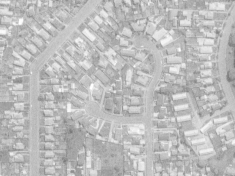 25 Silverdale Place from the air, 1975-1979