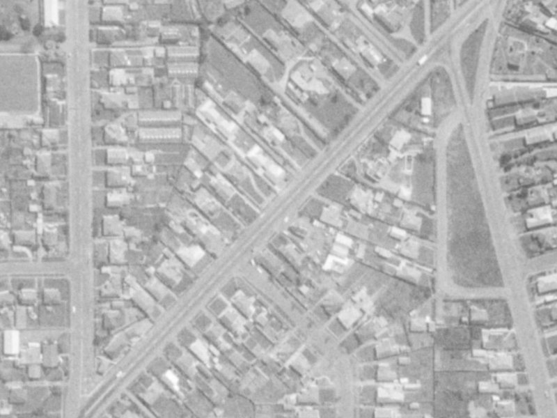 24A Wainoni Road from the air, 1975-1979