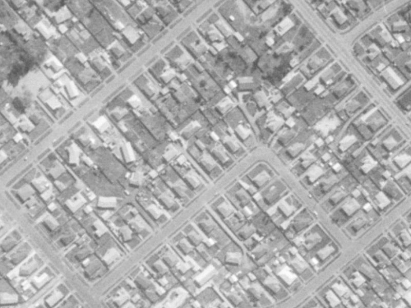 34 Tomrich Street from the air, 1975-1979