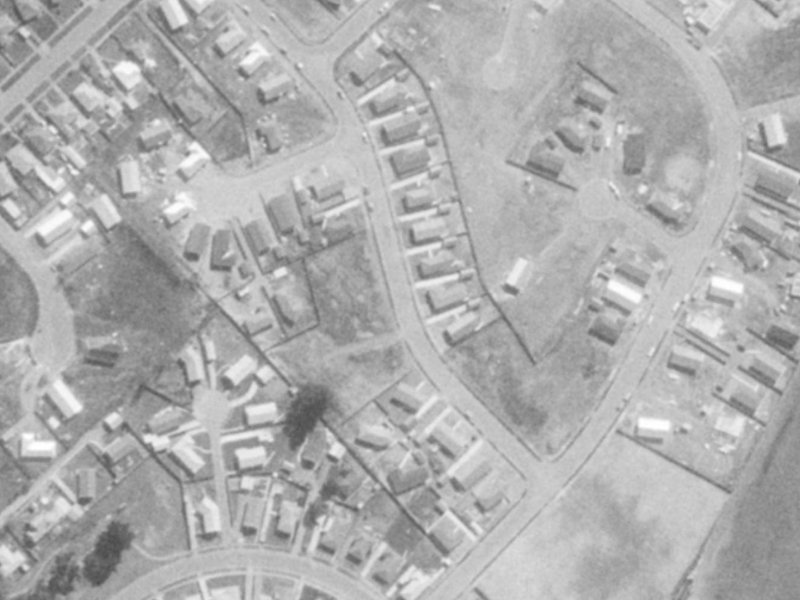 19 Guernsey Street from the air, 1975-1979
