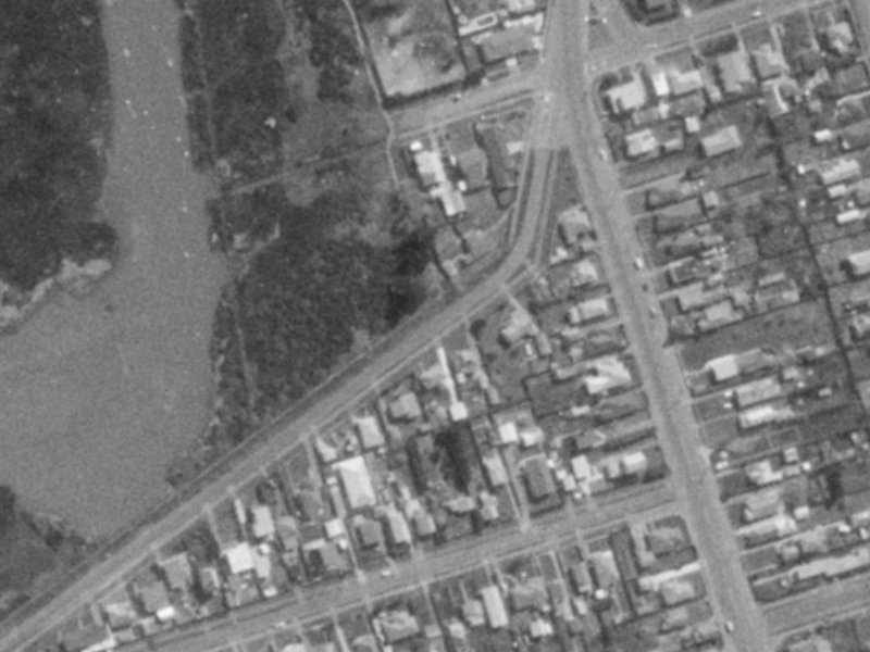 7A Kibblewhite Street from the air, 1975-1979