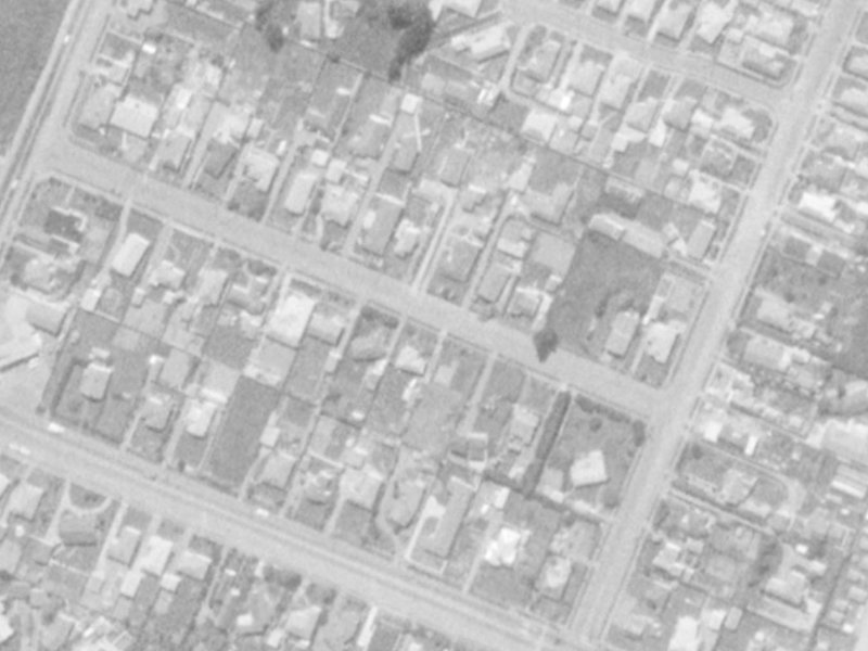 22 Dinton Street from the air, 1975-1979