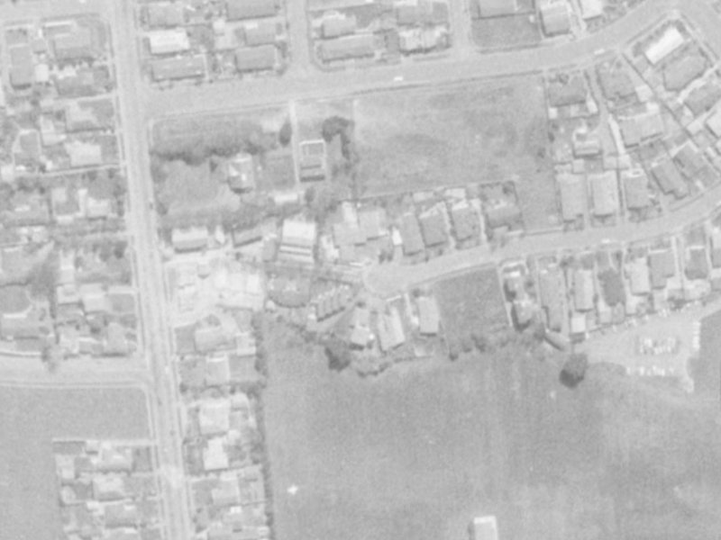 30 Newbridge Place from the air, 1975-1979