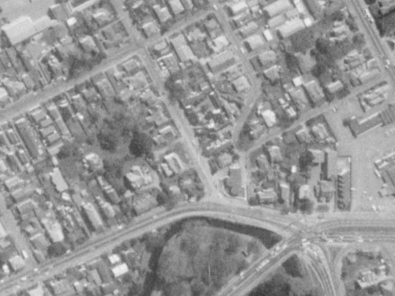 12 Shrewsbury Street from the air, 1975-1979
