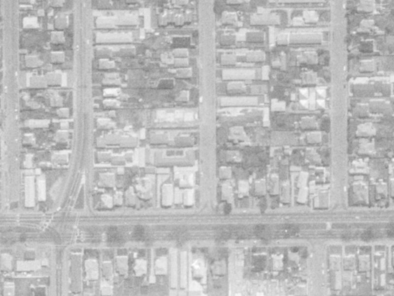15 Geraldine Street from the air, 1975-1979