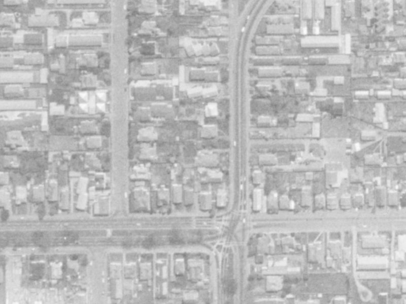 11 Whitmore Street from the air, 1975-1979