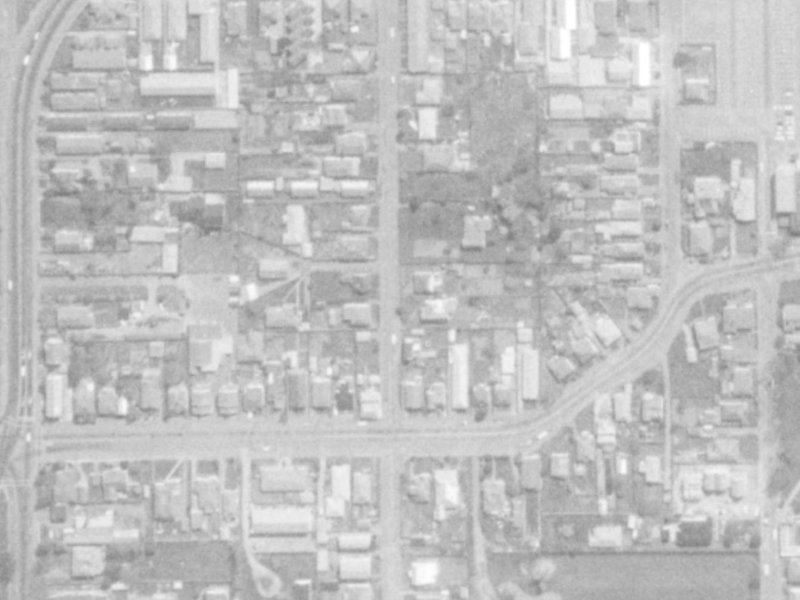 55 Perth Street from the air, 1975-1979