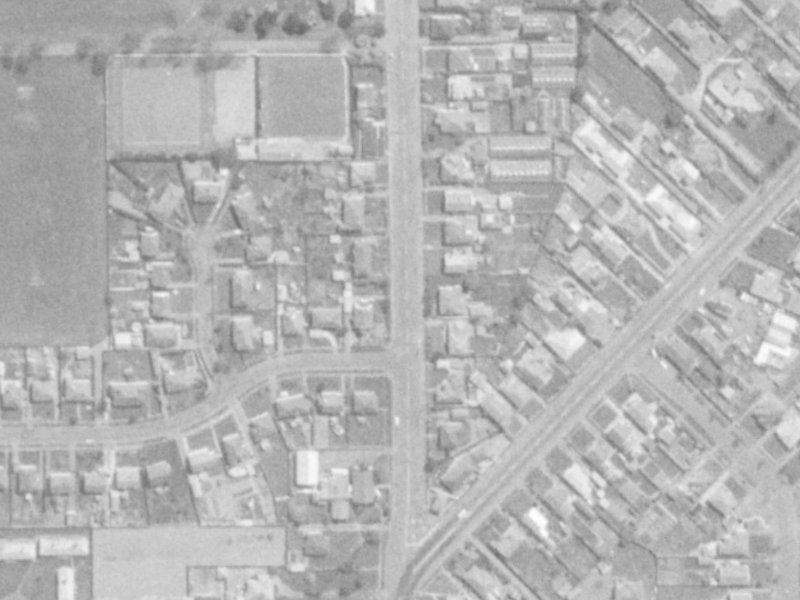 126 Kerrs Road from the air, 1975-1979