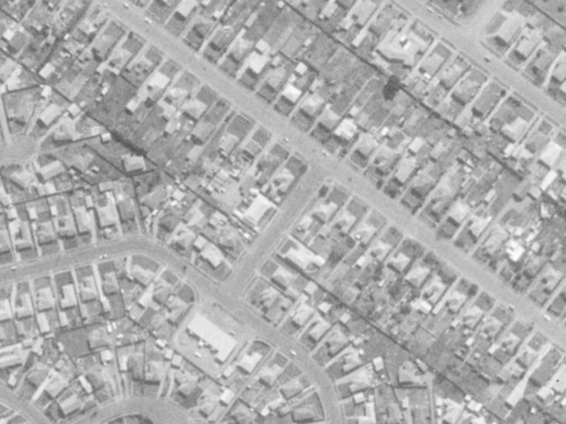 5 Huron Street from the air, 1975-1979
