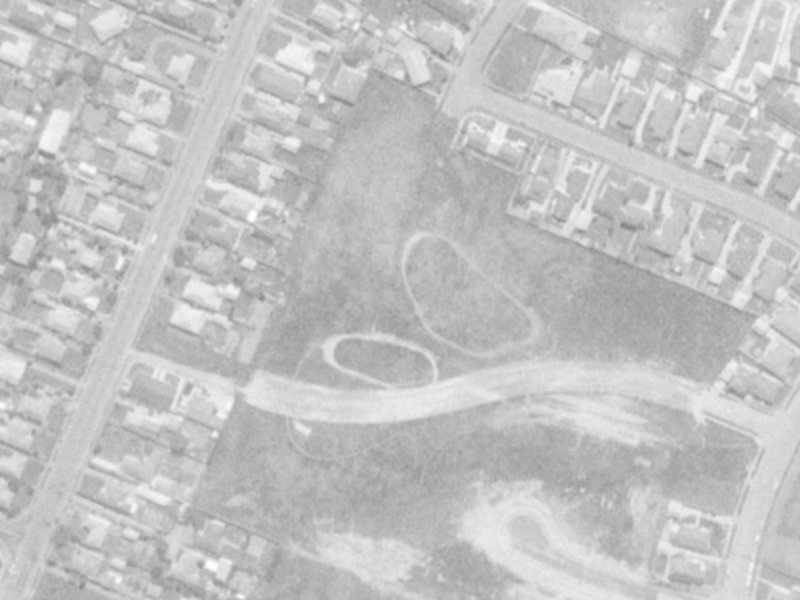 43 Westmont Street from the air, 1975-1979