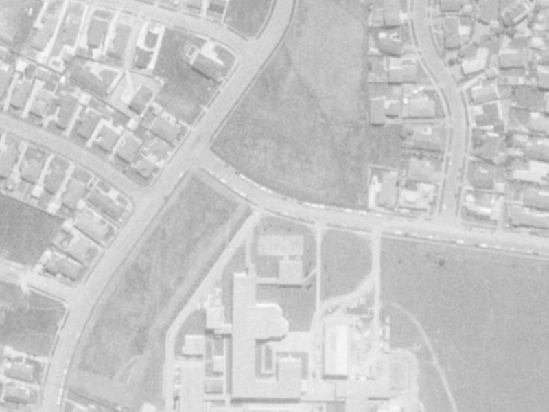 27B Dovedale Avenue from the air, 1975-1979