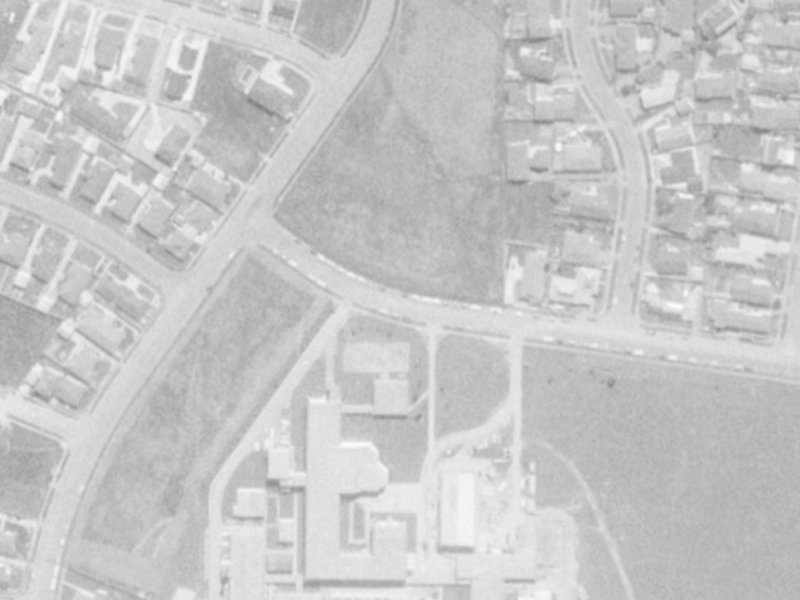 26 Dovedale Avenue from the air, 1975-1979