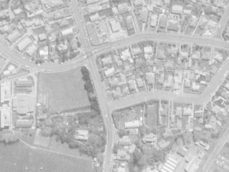 130A Ilam Road from the air, 1975-1979