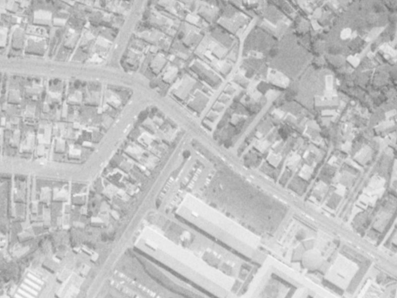 64 Creyke Road from the air, 1975-1979