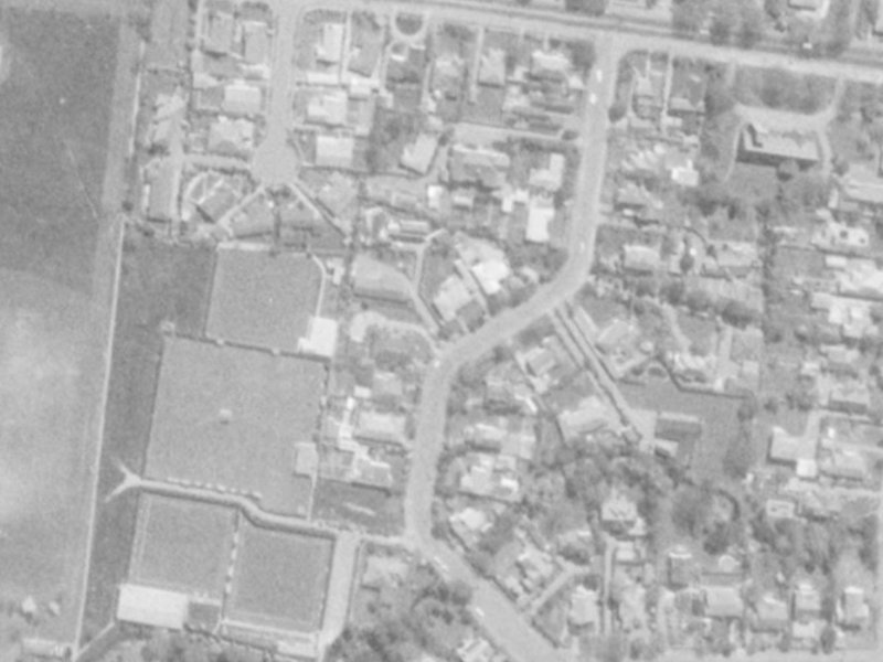 29 Makora Street from the air, 1975-1979