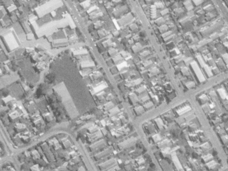 Hewitts Road from the air, 1975-1979
