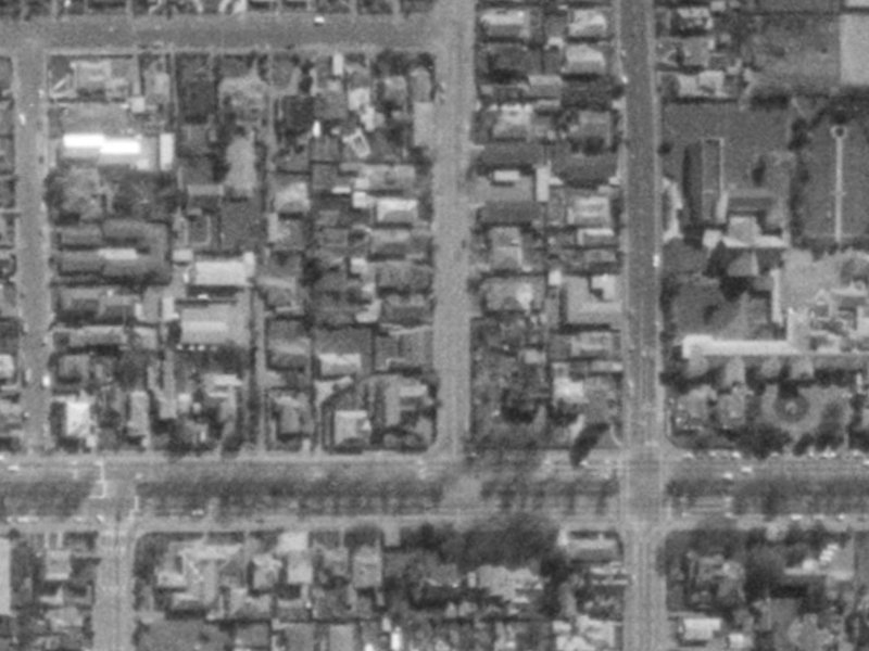 13 Springfield Road from the air, 1975-1979