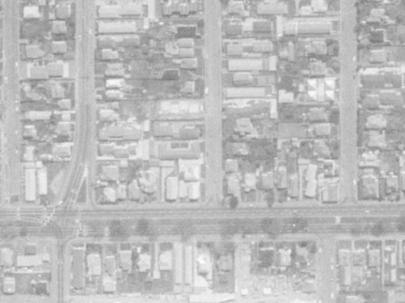 9 Geraldine Street from the air, 1975-1979
