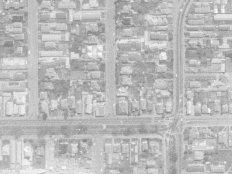 10 Champion Street from the air, 1975-1979