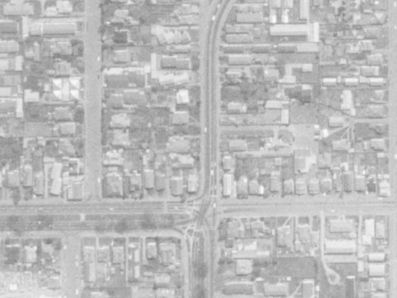 9 Whitmore Street from the air, 1975-1979