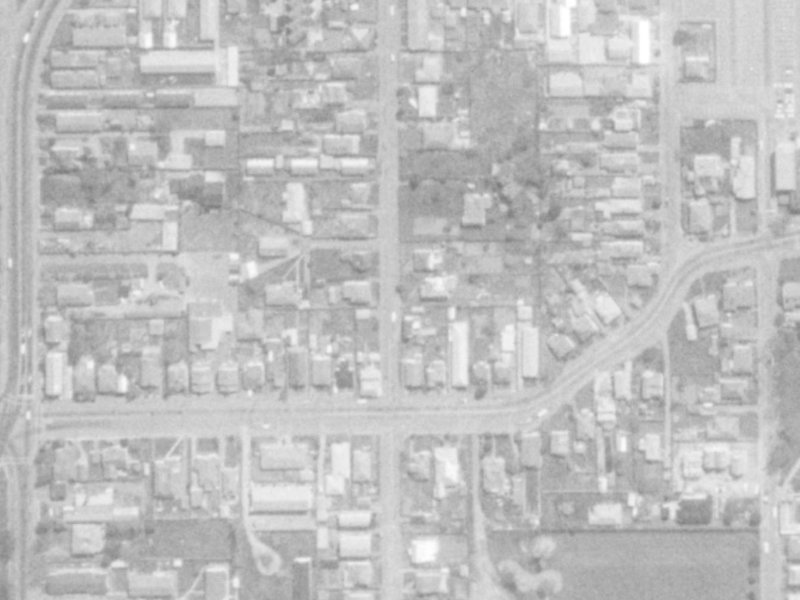 50 Perth Street from the air, 1975-1979