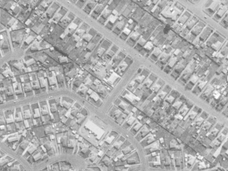 Huron Street from the air, 1975-1979