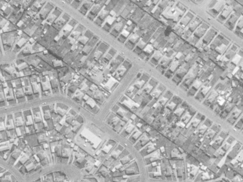 3-5 Huron Street from the air, 1975-1979