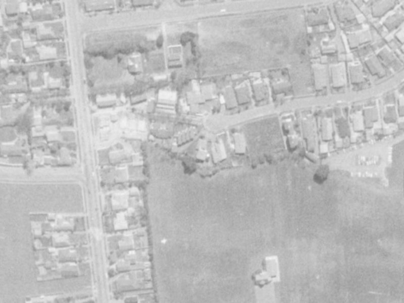 31 Newbridge Place from the air, 1975-1979