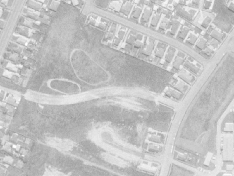 16A Montclare Avenue from the air, 1975-1979