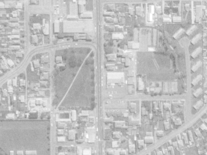284/290 Stanmore Road from the air, 1975-1979