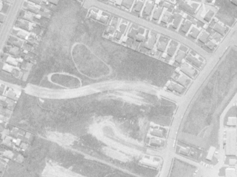 9 Montclare Avenue from the air, 1975-1979
