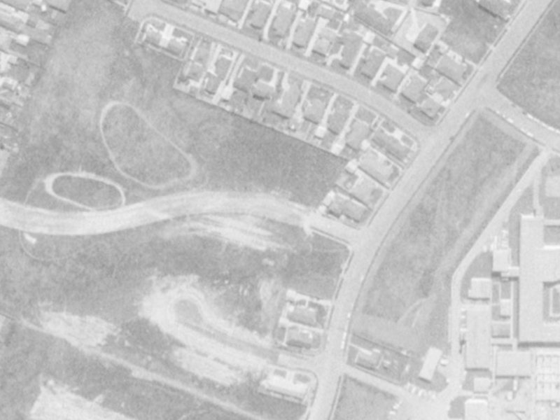 8B Montclare Avenue from the air, 1975-1979