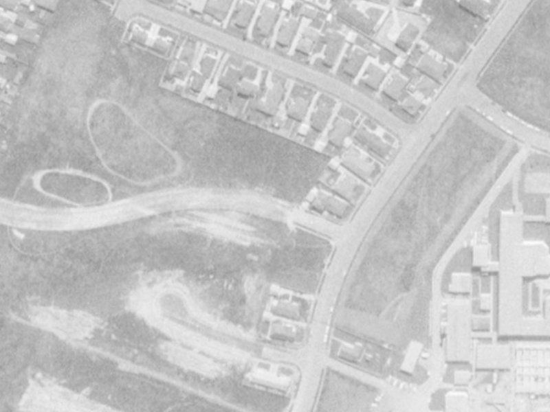 8 Montclare Avenue from the air, 1975-1979