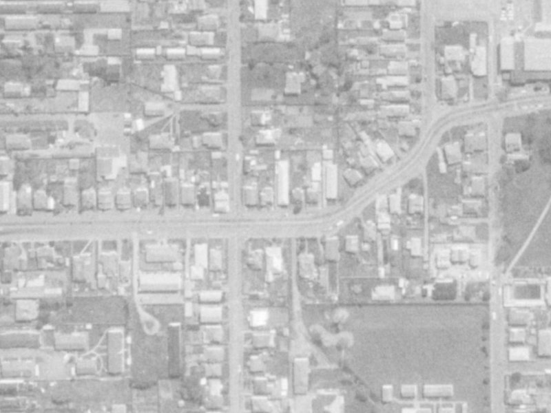 39 London Street from the air, 1975-1979