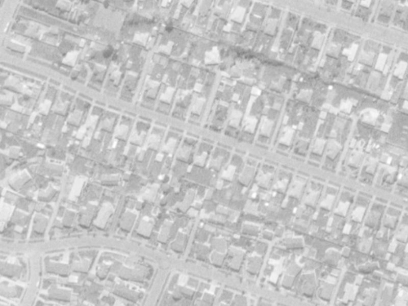 41 Bevington Street from the air, 1975-1979