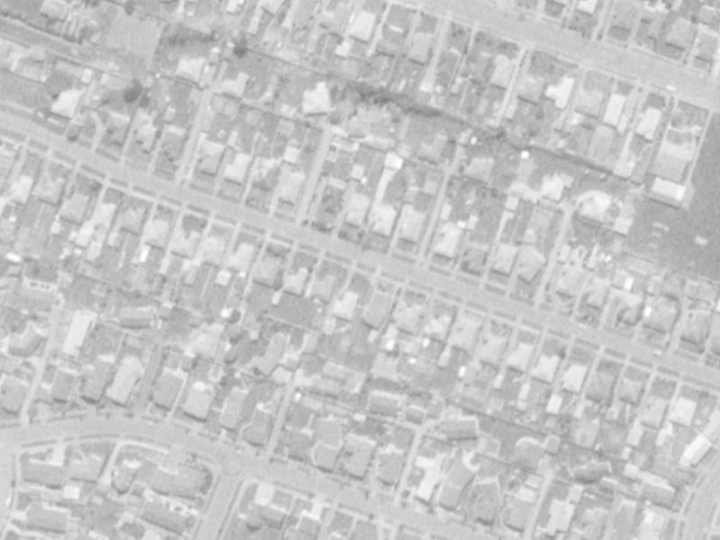 37 Bevington Street from the air, 1975-1979