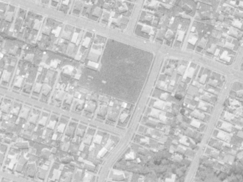 73–95 Nortons Road from the air, 1975-1979