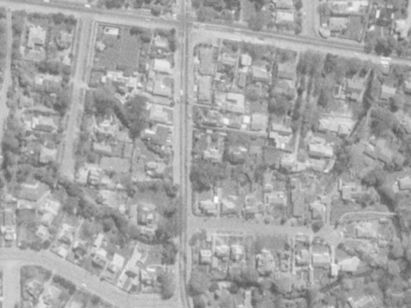140 Straven Road from the air, 1975-1979