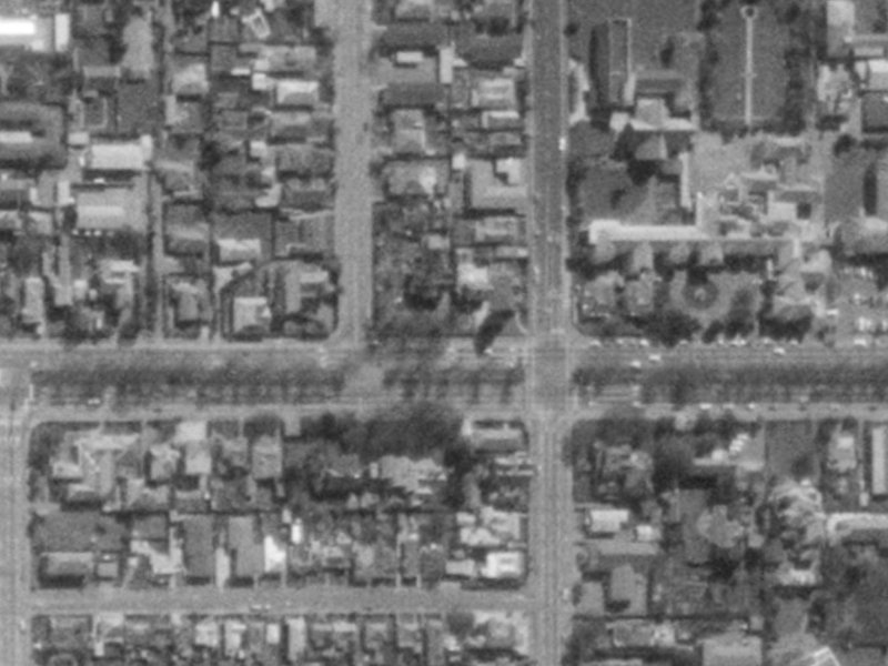 107E Bealey Avenue from the air, 1975-1979