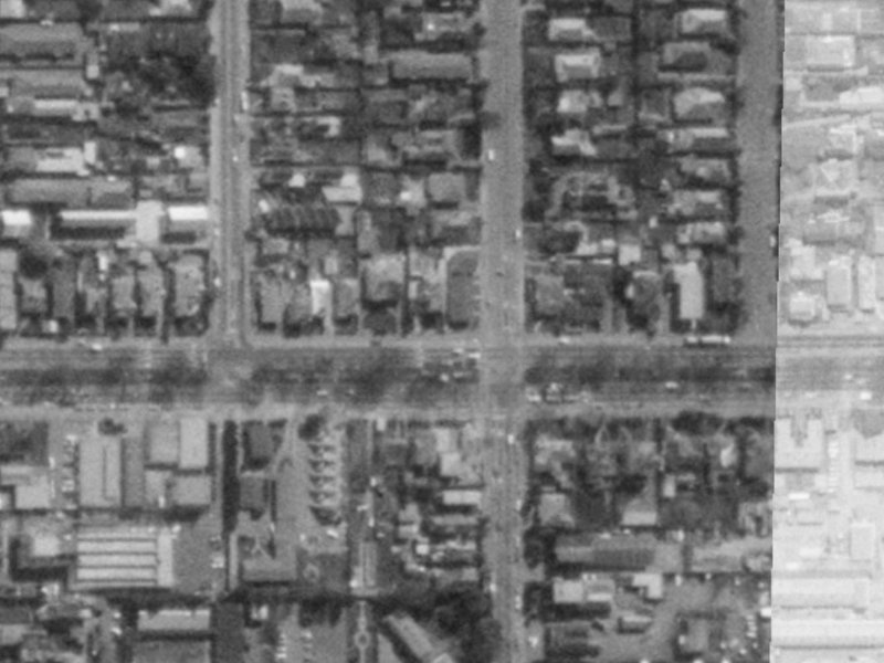 173 Bealey Avenue from the air, 1975-1979