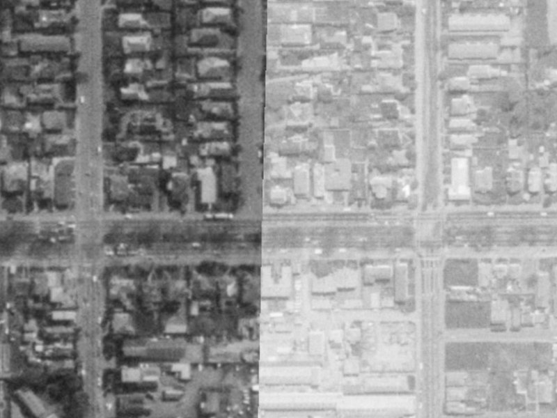 6 Bishop Street from the air, 1975-1979
