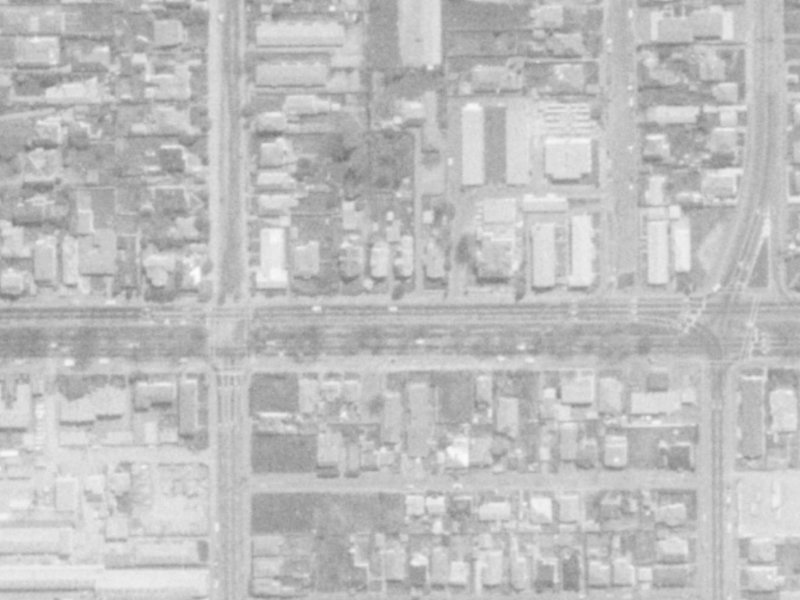 247 Bealey Avenue from the air, 1975-1979