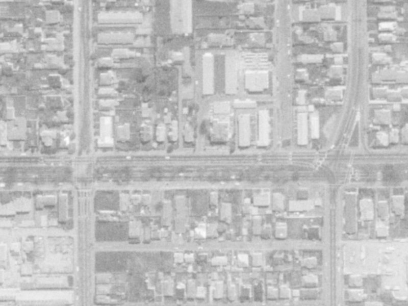 263 Bealey Avenue from the air, 1975-1979