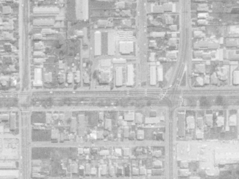 271 Bealey Avenue from the air, 1975-1979