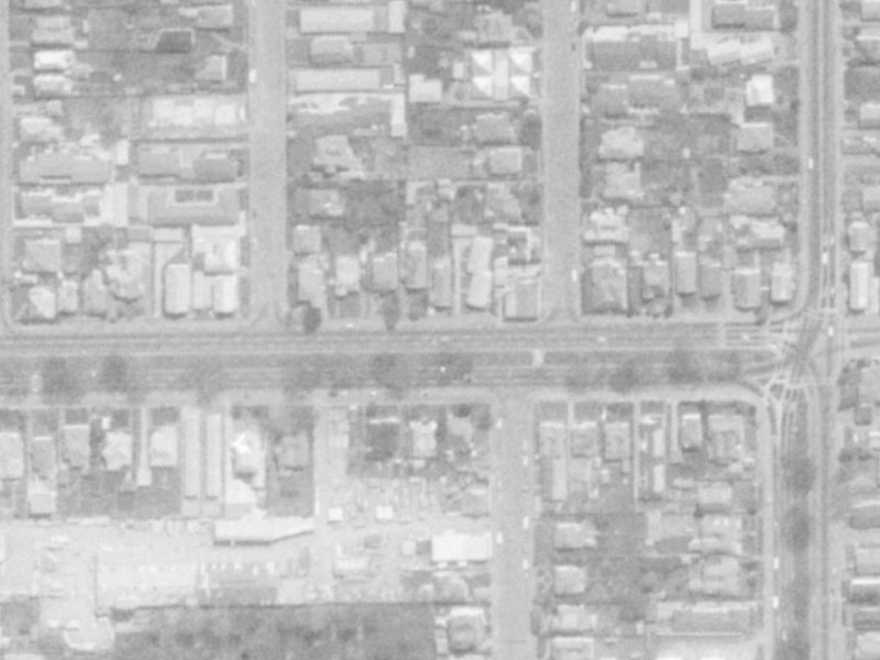 317 Bealey Avenue from the air, 1975-1979