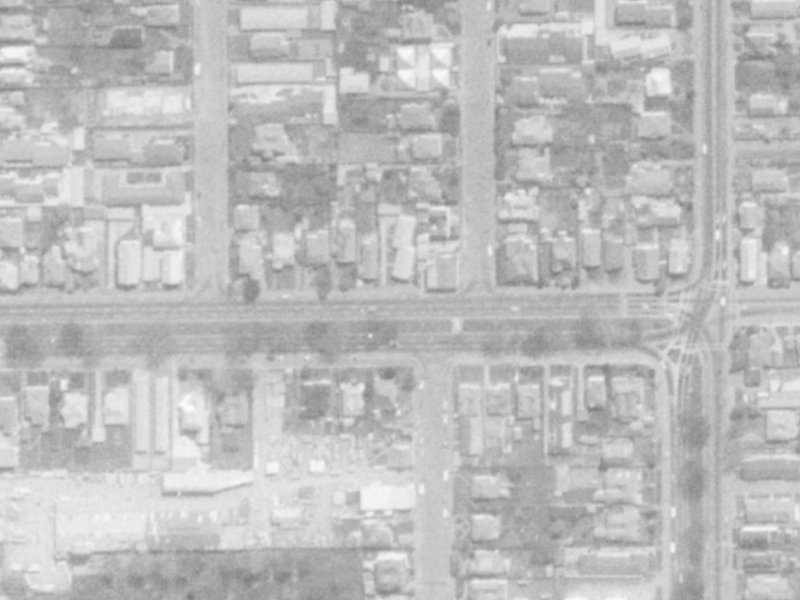 319 Bealey Avenue from the air, 1975-1979
