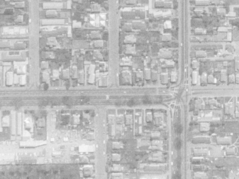 329 Bealey Avenue from the air, 1975-1979