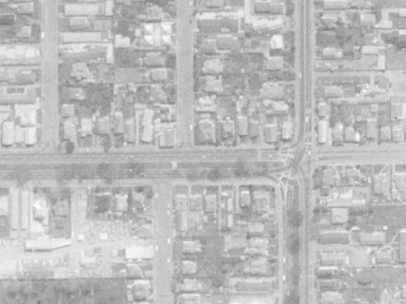 331 Bealey Avenue from the air, 1975-1979